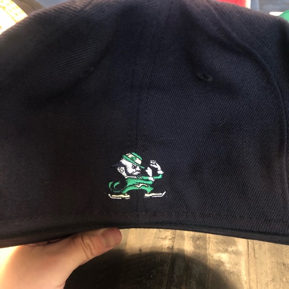 Notre Dame Navy and Gold Authentic New Era 59Fifty - Picture 2 of 3